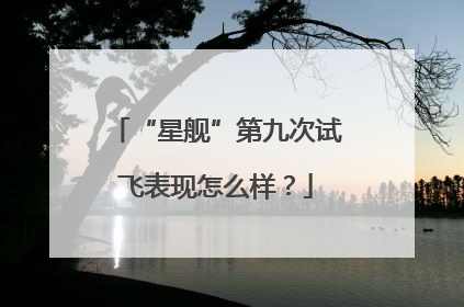 “星舰”第九次试飞表现怎么样？