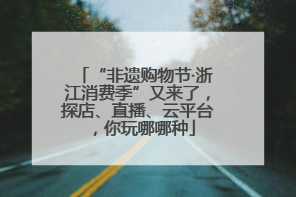 “非遗购物节·浙江消费季”又来了，探店、直播、云平台，你玩哪哪种