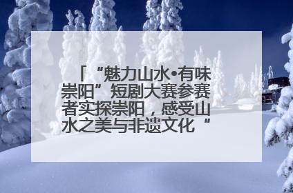 “魅力山水•有味崇阳”短剧大赛参赛者实探崇阳，感受山水之美与非遗文化“提琴戏”魅力