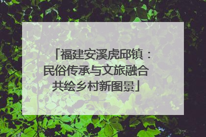 福建安溪虎邱镇:民俗传承与文旅融合共绘乡村新图景