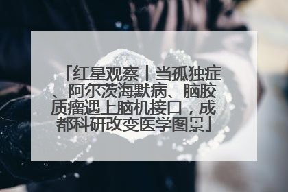红星观察丨当孤独症、阿尔茨海默病、脑胶质瘤遇上脑机接口，成都科研改变医学图景