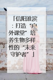 信阳淮滨：打造“户外课堂”培养生物多样性的“未来守护者”