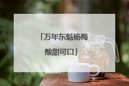 万年东魁杨梅 酸甜可口