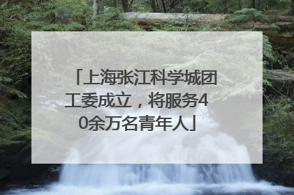 上海张江科学城团工委成立，将服务40余万名青年人