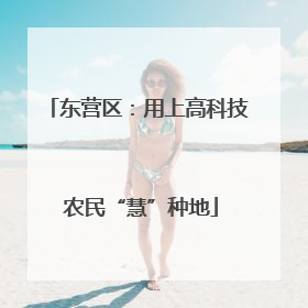 东营区：用上高科技 农民“慧”种地