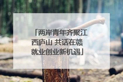 两岸青年齐聚江西庐山 共话在赣就业创业新机遇