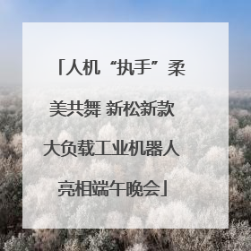 人机“执手”柔美共舞 新松新款大负载工业机器人亮相端午晚会