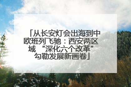 从长安灯会出海到中欧班列飞驰：西安两区域 “深化六个改革” 勾勒发展新画卷