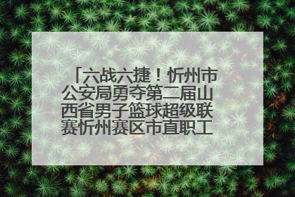六战六捷！忻州市公安局勇夺第二届山西省男子篮球超级联赛忻州赛区市直职工组比赛冠军