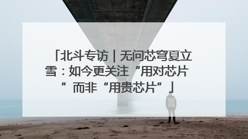 北斗专访｜无问芯穹夏立雪：如今更关注“用对芯片”而非“用贵芯片”