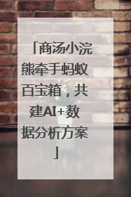 商汤小浣熊牵手蚂蚁百宝箱，共建AI+数据分析方案