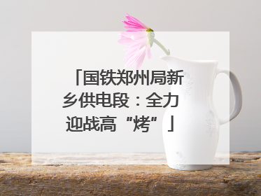 国铁郑州局新乡供电段：全力迎战高“烤”