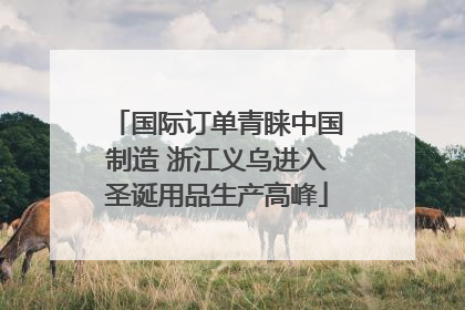 国际订单青睐中国制造 浙江义乌进入圣诞用品生产高峰