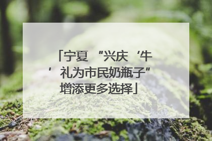 宁夏 “兴庆‘牛’礼为市民奶瓶子”增添更多选择
