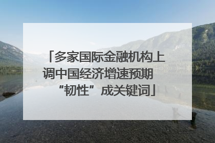 多家国际金融机构上调中国经济增速预期 “韧性”成关键词