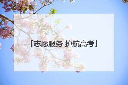 志愿服务 护航高考