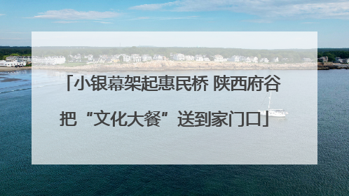 小银幕架起惠民桥 陕西府谷把“文化大餐”送到家门口