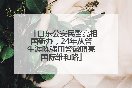 山东公安民警亮相国新办，24年从警生涯陈强用警徽照亮国际维和路