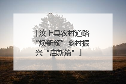 汶上县农村道路“焕新颜”乡村振兴“启新篇”