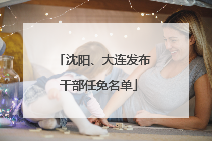 沈阳、大连发布干部任免名单