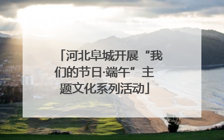 河北阜城开展“我们的节日·端午”主题文化系列活动