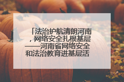 法治护航清朗河南，网络安全扎根基层——河南省网络安全和法治教育进基层活动正式启动