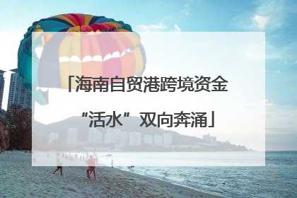 海南自贸港跨境资金“活水”双向奔涌