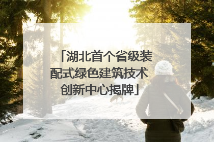 湖北首个省级装配式绿色建筑技术创新中心揭牌