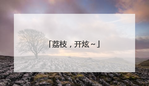 荔枝，开炫～