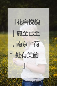 花容悦貌｜夏至已至，南京“荷”处有美韵
