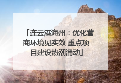 连云港海州：优化营商环境见实效 重点项目建设热潮涌动