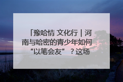 豫哈情 文化行｜河南与哈密的青少年如何 “以笔会友”？这场书画展藏着答案