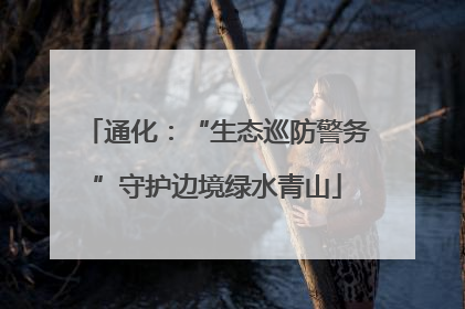 通化：“生态巡防警务”守护边境绿水青山