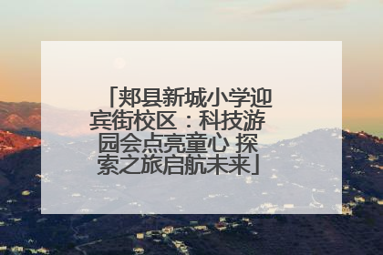 郏县新城小学迎宾街校区：科技游园会点亮童心 探索之旅启航未来