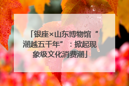 银座×山东博物馆“潮越五千年”：掀起现象级文化消费潮