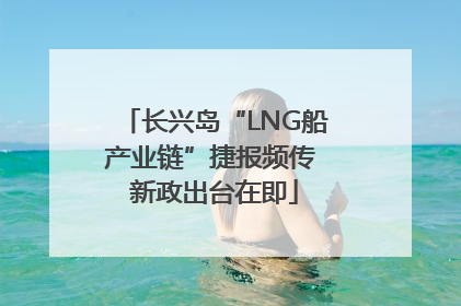 长兴岛“LNG船产业链”捷报频传 新政出台在即