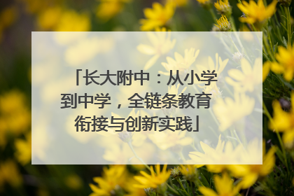 长大附中：从小学到中学，全链条教育衔接与创新实践