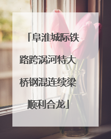 阜淮城际铁路跨涡河特大桥钢混连续梁顺利合龙