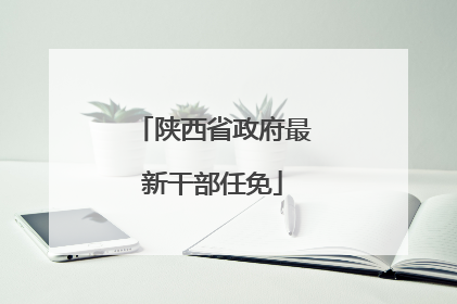 陕西省政府最新干部任免