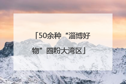 50余种“淄博好物”圈粉大湾区