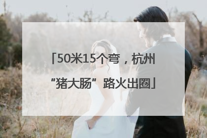 50米15个弯，杭州“猪大肠”路火出圈